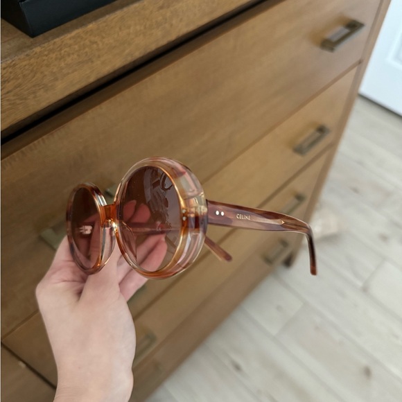 CELINE orange circle sunglasses - Picture 6 of 6